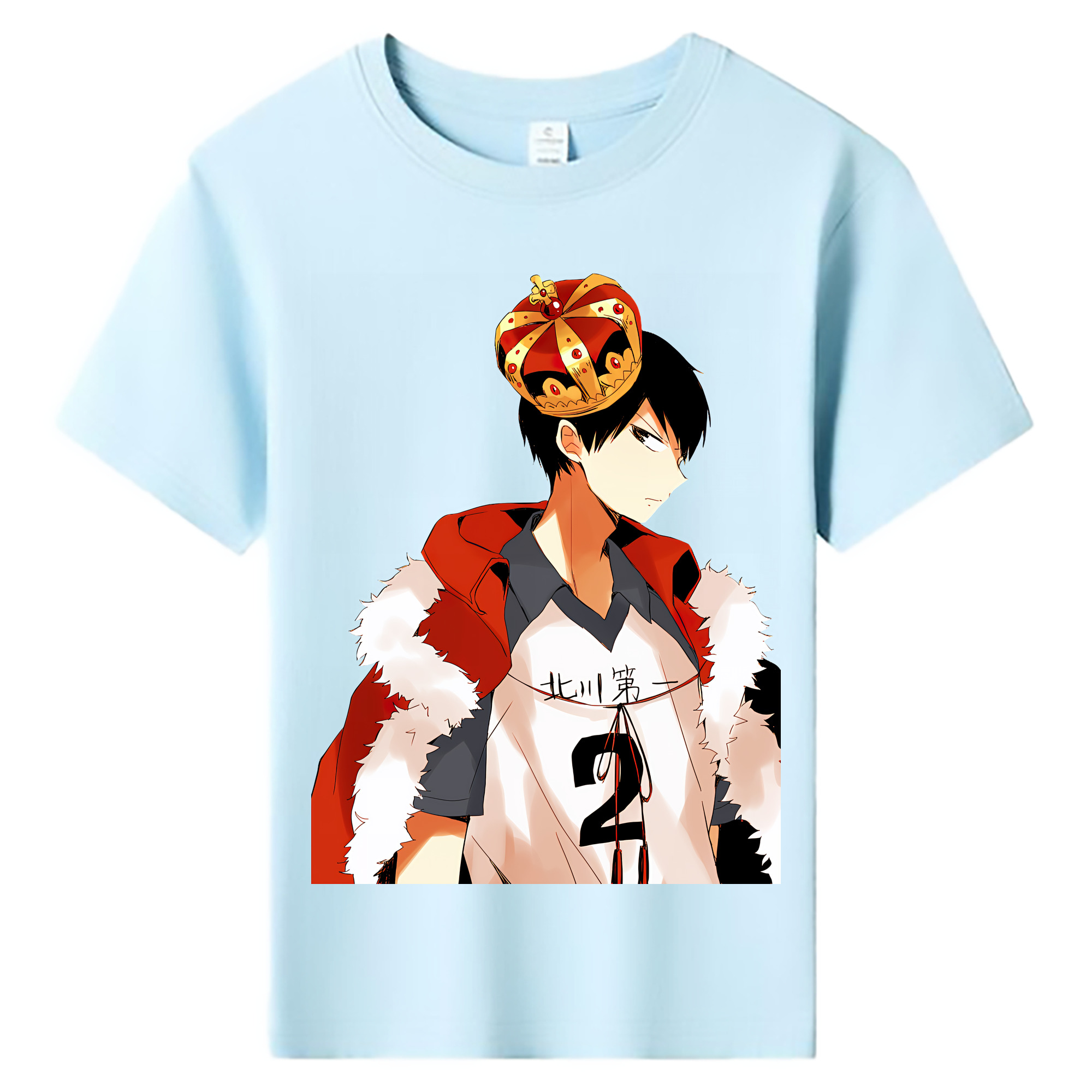 （画像用） ハイキュー!! Haikyu!! 綿100％キッズTシャツ（フロントプリント）
